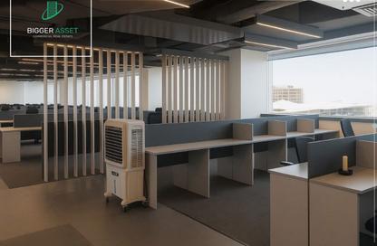 Office Space - Studio - 7+ Bathrooms for rent in Bank Center Street - South Teseen St. - The 5th Settlement - New Cairo City - Cairo