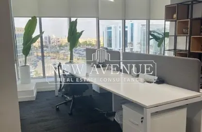 Office Space - 2 Bedrooms - 2 Bathrooms for rent in New Cairo Centre - North Teseen St. - The 5th Settlement - New Cairo City - Cairo