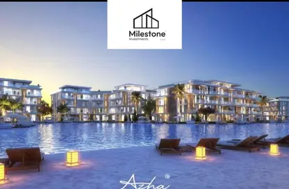 Chalet - 2 Bedrooms - 3 Bathrooms for sale in Azha North - Ras Al Hekma - North Coast