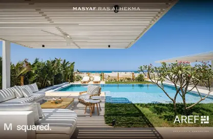 Chalet - 2 Bedrooms - 2 Bathrooms for sale in Al Masyaf - Ras Al Hekma - North Coast