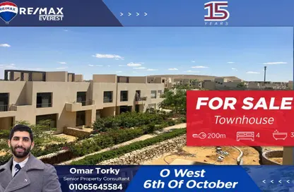 Townhouse - 4 Bedrooms - 3 Bathrooms for sale in O West - 6 October Compounds - 6 October City - Giza