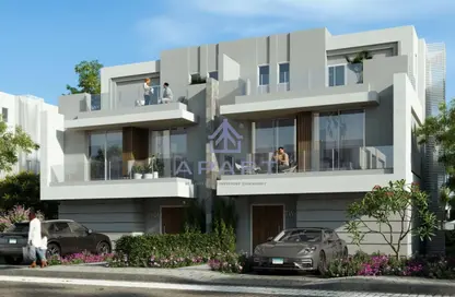 Twin House - 3 Bedrooms - 4 Bathrooms for sale in El Patio Town - 5th Settlement Compounds - The 5th Settlement - New Cairo City - Cairo