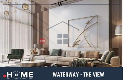 Apartment - 4 Bedrooms - 4 Bathrooms for sale in The Waterway Villas - Ext North Inves Area - New Cairo City - Cairo