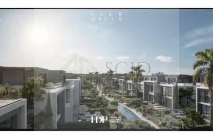 تاون هاوس - 3 غرف نوم - 3 حمامات للبيع في كلوب هيلز - محور 26 يوليو - مدينة 6 أكتوبر - الجيزة