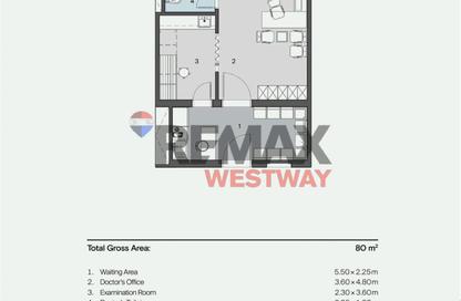 Clinic - 2 Bedrooms - 1 Bathroom for rent in New Giza - Cairo Alexandria Desert Road - 6 October City - Giza