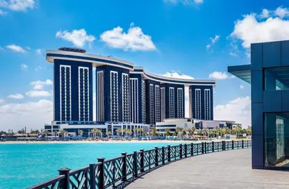 شقق فندقية - 2 غرف نوم - 2 حمامات للبيع في بيتش فرونت تاورز - مدينة العلمين الجديدة - العلمين - الساحل الشمالي