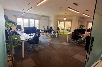 Office Space - Studio - 4 Bathrooms for rent in Bavaria Town - Zahraa El Maadi - Hay El Maadi - Cairo