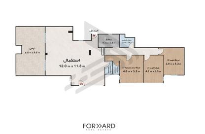 Apartment - 3 Bedrooms - 3 Bathrooms for sale in Khaleel Al Khayat Basha St. - Kafr Abdo - Roushdy - Hay Sharq - Alexandria Apartment - 3 Bedrooms - 3 Bathrooms for sale in Khaleel Al Khayat Basha St. - Kafr Abdo - Roushdy - Hay Sharq - Alexandria
