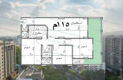 شقة - 3 غرف نوم - 2 حمامات للبيع في البوابة الاولي - خوفو - حدائق الاهرام - الجيزة