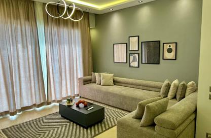 Apartment - 1 Bedroom - 1 Bathroom for rent in Palm Hills Village Gate - South Investors Area - New Cairo City - Cairo