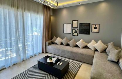 Apartment - 1 Bedroom - 1 Bathroom for rent in Palm Hills Village Gate - South Investors Area - New Cairo City - Cairo