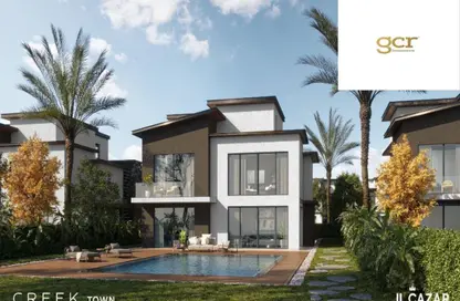 Apartment - 2 Bedrooms - 1 Bathroom for sale in Creek Town - The 1st Settlement - New Cairo City - Cairo