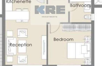 Apartment - Studio - 1 Bathroom for sale in Palm Hills New Cairo - 5th Settlement Compounds - The 5th Settlement - New Cairo City - Cairo