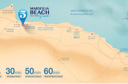Villa - 5 Bedrooms - 5 Bathrooms for sale in Marseilia Beach 5 - Ras Al Hekma - North Coast