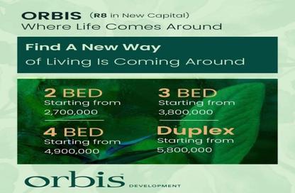 Apartment - 3 Bedrooms - 3 Bathrooms for sale in Canyon 8 - R8 - New Capital City - Cairo