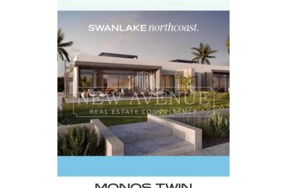 Twin House - 4 Bedrooms - 4 Bathrooms for sale in Swan Lake North Coast - Qesm Ad Dabaah - North Coast