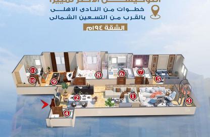 شقة - 3 - 3 للبيع في بيت الوطن - التجمع الخامس - مدينة القاهرة الجديدة - القاهرة