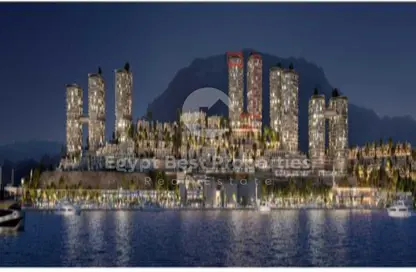 Chalet - 3 Bedrooms - 3 Bathrooms for sale in Lasirena Palm Beach - Al Ain Al Sokhna - Suez