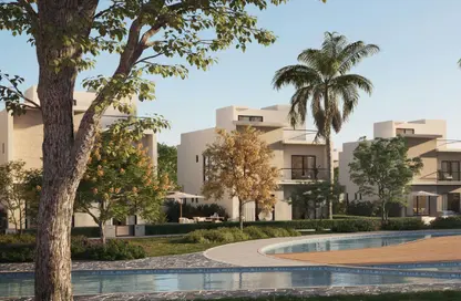 تاون هاوس - 3 غرف نوم - 3 حمامات للبيع في طريق بيفرلي هيلز - الحي السابع عشر - الشيخ زايد - الجيزة