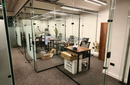 Office Space - Studio - 2 Bathrooms for rent in V90 - North Teseen St. - The 5th Settlement - New Cairo City - Cairo