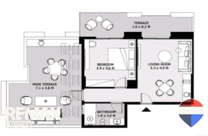 Apartment - Studio - 1 Bathroom for sale in Bliss Gate - Riviera City - Sheikh Zayed City - Giza