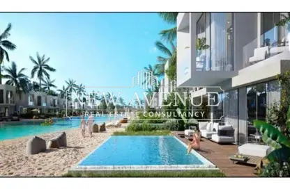 Chalet - 2 Bedrooms - 3 Bathrooms for sale in Azha North - Ras Al Hekma - North Coast