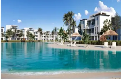 تاون هاوس - 3 غرف نوم - 3 حمامات للبيع في كالي كوست - راس الحكمة - الساحل الشمالي