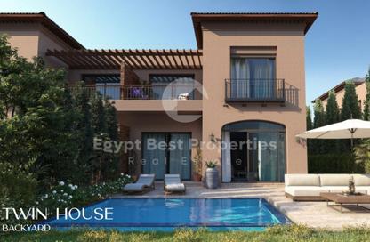 Twin House - 4 Bedrooms - 3 Bathrooms for sale in Cairo Gate - Sheikh Zayed Compounds - Sheikh Zayed City - Giza