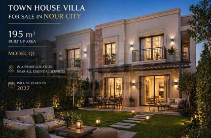 Townhouse - 4 Bedrooms - 3 Bathrooms for sale in Noor City - Cairo