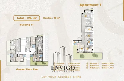 Apartment - 3 Bedrooms - 2 Bathrooms for sale in Capella Residence Compound - Zahraa El Maadi - Hay El Maadi - Cairo