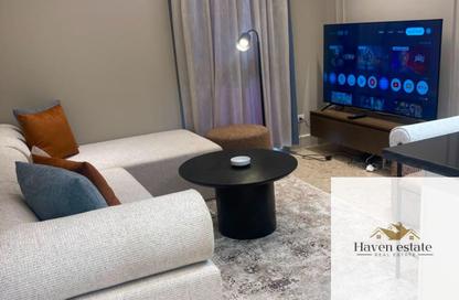 Apartment - 1 Bedroom - 2 Bathrooms for rent in Aljazi Marriott Residences - Mohamed Naguib Axis - North Investors Area - New Cairo City - Cairo