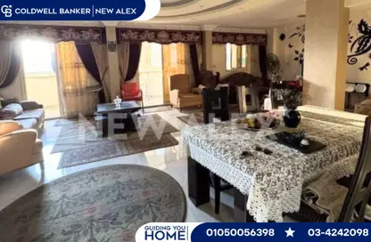 شقة - 3 غرف نوم - 3 حمامات للبيع في شارع النقيب شريف رمزى - الحضرة - حي وسط - الاسكندرية