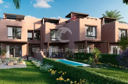 شاليه - 3 غرف نوم - 3 حمامات للبيع في هاسيندا وترز - قسم الضبعة - الساحل الشمالي