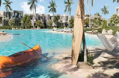 Chalet - 3 Bedrooms - 3 Bathrooms for sale in Azha North - Ras Al Hekma - North Coast