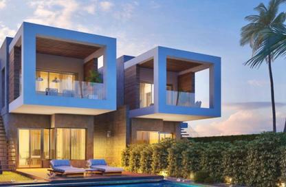 Twin House - 3 Bedrooms - 3 Bathrooms for sale in The Groove - Al Ain Al Sokhna - Suez