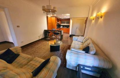 Apartment - 2 Bedrooms - 2 Bathrooms for rent in Al Sadd Al Aaly St. - Maadi - Hay El Maadi - Cairo