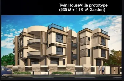 منزل مزدوج - 7 غرف نوم - 5 حمامات للبيع في المنطقة السياحية الثالثة - المنطقة السياحية - الحي المتميز - مدينة 6 أكتوبر - الجيزة