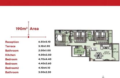 Apartment - 3 Bedrooms - 2 Bathrooms for sale in Bait Alwatan - The 5th Settlement - New Cairo City - Cairo