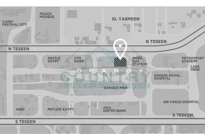 Medical Facility - Studio - 2 Bathrooms for sale in Granoy - 5th Settlement Compounds - The 5th Settlement - New Cairo City - Cairo