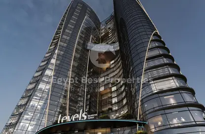 مساحات مكتبية - غرفة نوم - 1 حمام للبيع في برج ليفيلز بيزنس - منطقة الداون تاون - العاصمة الإدارية الجديدة - القاهرة