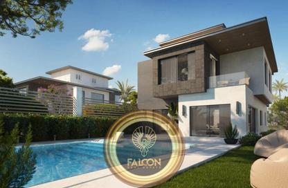 Twin House - 4 Bedrooms - 3 Bathrooms for sale in Creek Town - The 1st Settlement - New Cairo City - Cairo