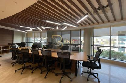 Office Space - Studio - 3 Bathrooms for rent in South Teseen St. - The 5th Settlement - New Cairo City - Cairo