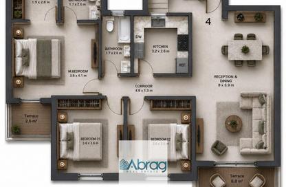 Apartment - 3 - 2 for sale in West Clay - Al Motamayez District - 6 October City - Giza