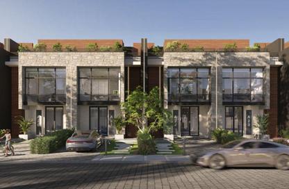 Townhouse - 3 Bedrooms - 3 Bathrooms for sale in Belong Villa Community - Al Wahat Road - 6 October City - Giza
