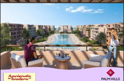 Chalet - 2 Bedrooms - 3 Bathrooms for sale in Hacienda White - Sidi Abdel Rahman - North Coast