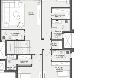 دوبلكس - 4 غرف نوم - 5 حمامات للبيع في نيو جيزة - طريق مصر اسكندرية الصحراوي - مدينة 6 أكتوبر - الجيزة