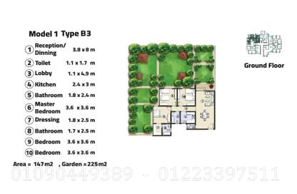 Apartment - 3 - 2 for sale in Belbeis Road   Road 10 - 3rd District - Obour City - Qalyubia