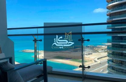 شقة - غرفة نوم - 2 حمامات للبيع في نورث ايدج تاورز - مدينة العلمين الجديدة - العلمين - الساحل الشمالي