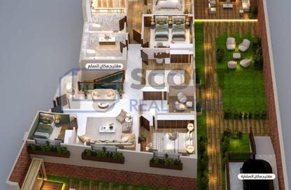 Duplex - 4 Bedrooms - 4 Bathrooms for sale in El Koronfel - The 5th Settlement - New Cairo City - Cairo