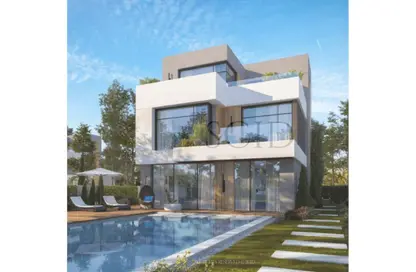 فيلا - 4 غرف نوم - 5 حمامات للبيع في لوجار - مدينة زايد الجديدة - الشيخ زايد - الجيزة